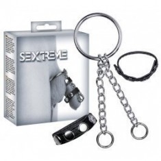 SET ANELLI FALLICI COMBINATI CON CATENE SEXTREME