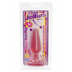 PLUG ANALE BUTT PLUG PINK JELLY MEDIUM